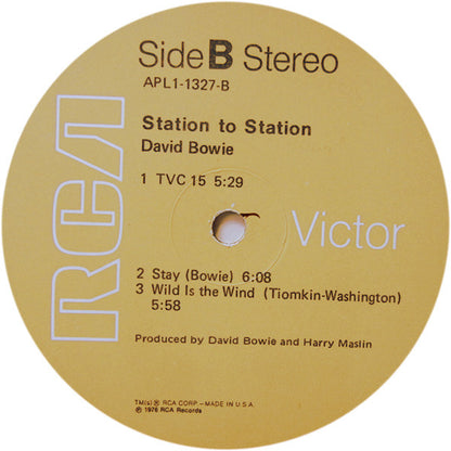 David Bowie : Station To Station (LP, Album, Ind)