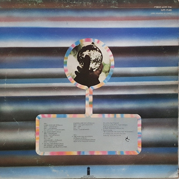 The Incredible String Band : Be Glad For The Song Has No Ending (LP, Album)