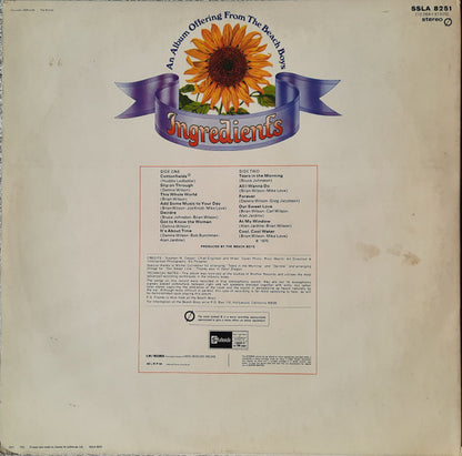 The Beach Boys : Sunflower (LP, Album, Gat)