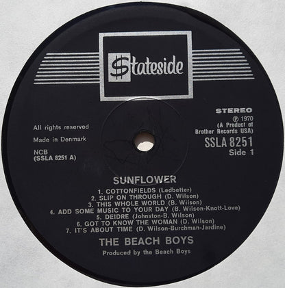 The Beach Boys : Sunflower (LP, Album, Gat)