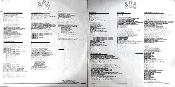 Boa (9) : Schizoid (LP, Album)