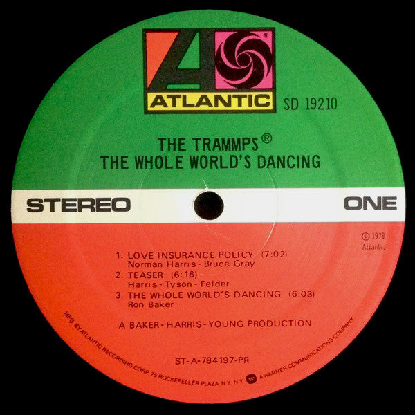 The Trammps : The Whole World's Dancing (LP, Album, PR )