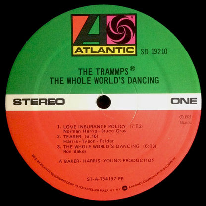 The Trammps : The Whole World's Dancing (LP, Album, PR )