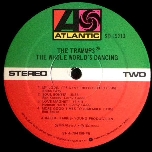 The Trammps : The Whole World's Dancing (LP, Album, PR )