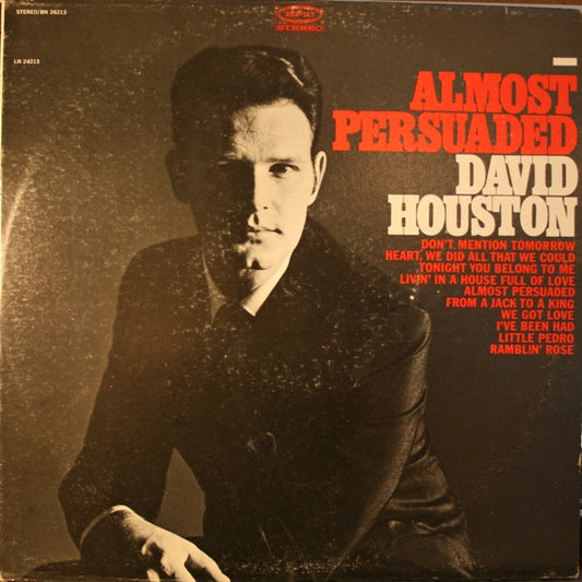 David Houston : Almost Persuaded (LP, Album, San)