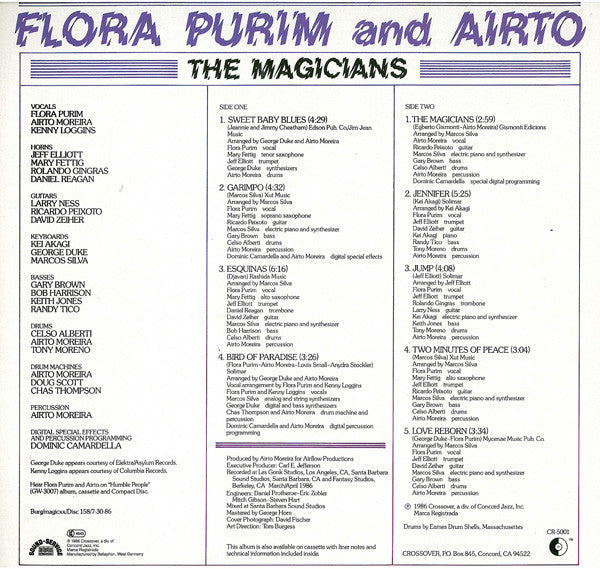 Flora Purim And Airto Moreira : The Magicians (LP, Album)