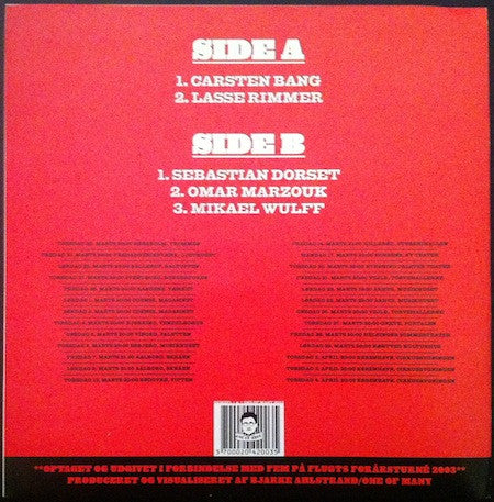 Sebastian Dorset ** Lasse Rimmer ** Mikael Wulff ** Carsten Bang ** Omar Marzouk : Fem På Flugt (10", EP)