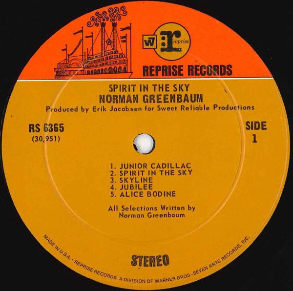 Norman Greenbaum : Spirit In The Sky (LP, Album, Pit)