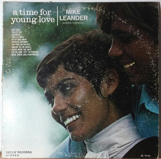 Mike Leander And His Orchestra : A Time For Young Love (LP, Album, Glo)