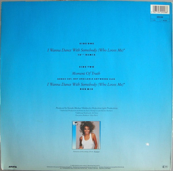 Whitney Houston : I Wanna Dance With Somebody (Who Loves Me) (12", Maxi, Single)