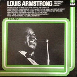 Louis Armstrong : The Complete Town Hall Concert (LP)