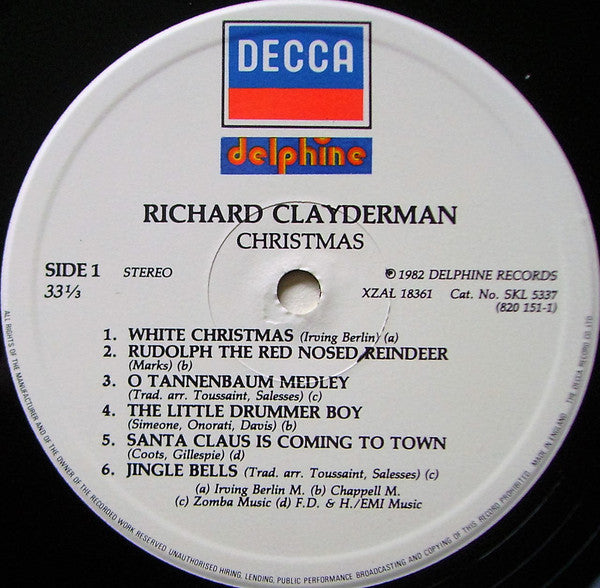 Richard Clayderman : Christmas (LP, Comp)