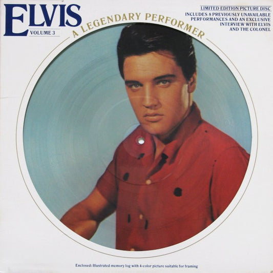 Elvis Presley : A Legendary Performer - Volume 3 (LP, Ltd, Pic, RE, Blu)