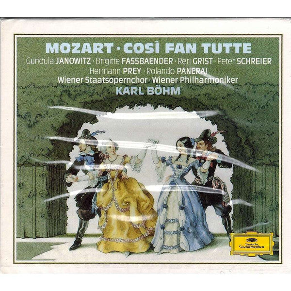 Wolfgang Amadeus Mozart - Gundula Janowitz • Brigitte Fassbaender • Reri Grist • Peter Schreier • Hermann Prey • Rolando Panerai • Wiener Staatsopernchor • Wiener Philharmoniker • Karl Böhm : Così Fan Tutte (2xCD, Album, RE, RM + Box, Sli)