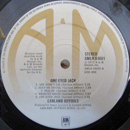 Garland Jeffreys : One-Eyed Jack (LP, Album)