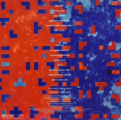 Paul McCartney : Tug Of War (LP, Album)