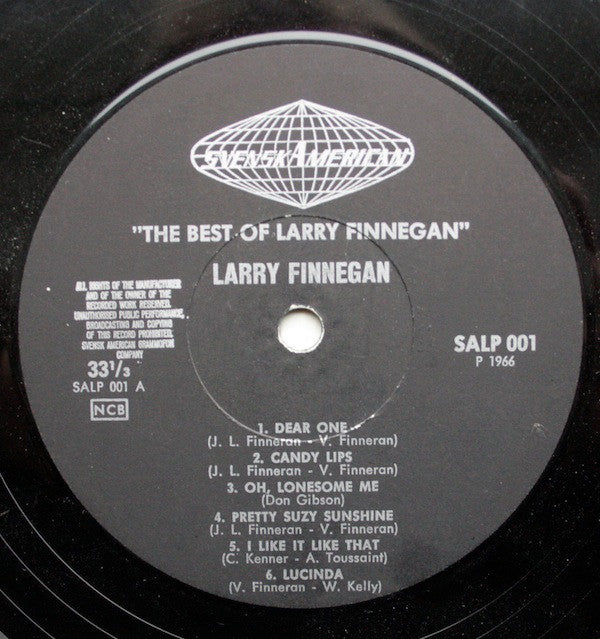 Larry Finnegan : The Best Of (LP, Comp)