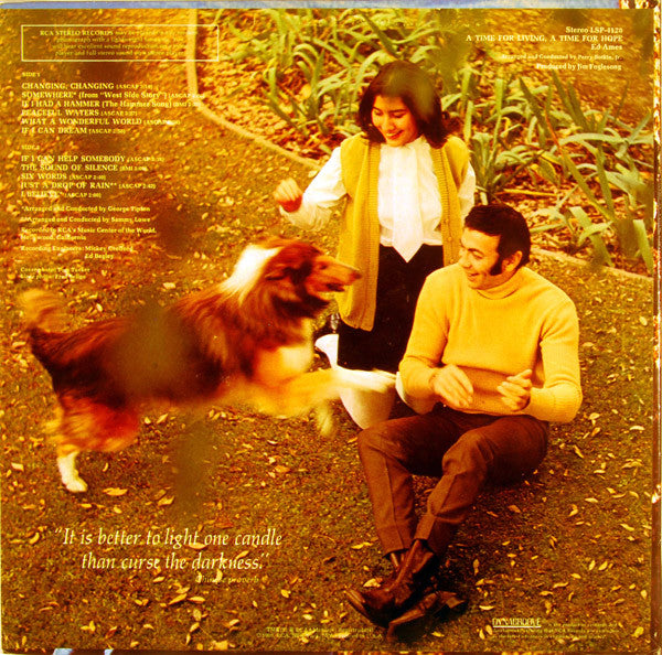 Ed Ames : A Time For Living A Time For Hope (LP)