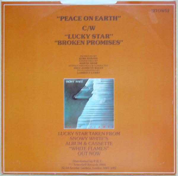 Snowy White : Peace On Earth (12", Single)