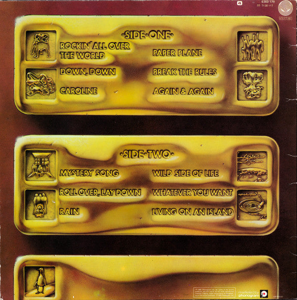 Status Quo : 12 Gold Bars (LP, Comp)