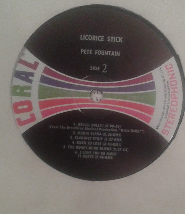 Pete Fountain : Licorice Stick (LP, Album, Glo)