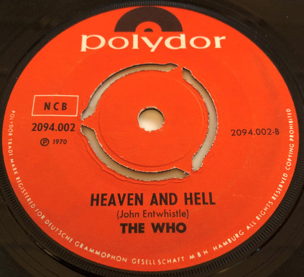 The Who : Summertime Blues / Heaven And Hell (7", Single)