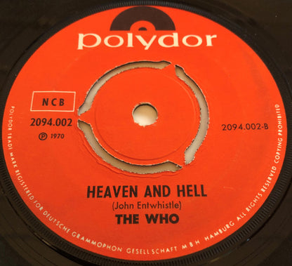 The Who : Summertime Blues / Heaven And Hell (7", Single)