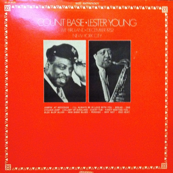 Count Basie, Lester Young : Live At Birdland December 1952 New-York City (LP, Album)