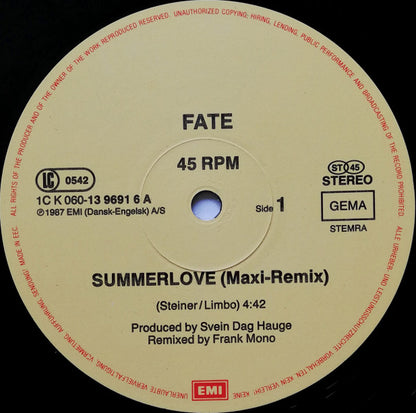 Fate (5) : Summerlove (Maxi-Remix) (12", Maxi)