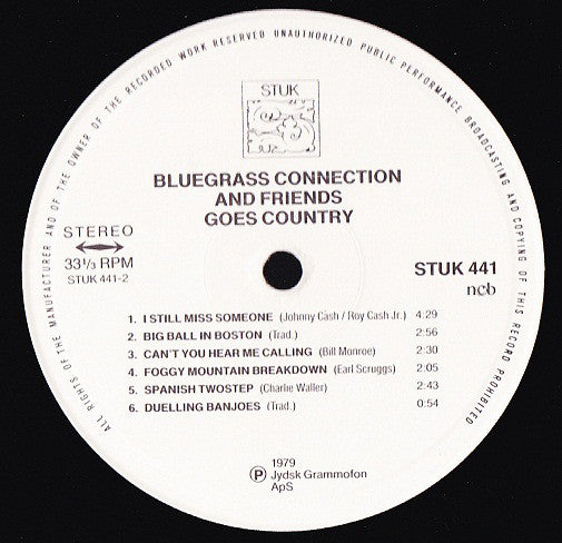 Bluegrass Connection : Bluegrass Connection And Friends Goes Country (LP, Album)
