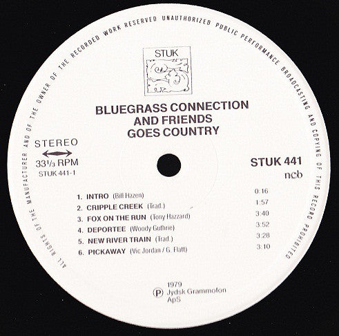 Bluegrass Connection : Bluegrass Connection And Friends Goes Country (LP, Album)