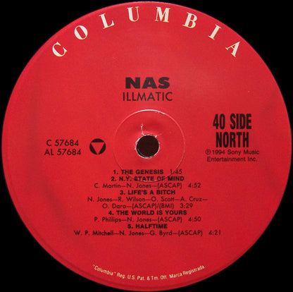 Nas : Illmatic (LP, Album)