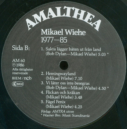 Mikael Wiehe : 1977-85 (LP, Comp)