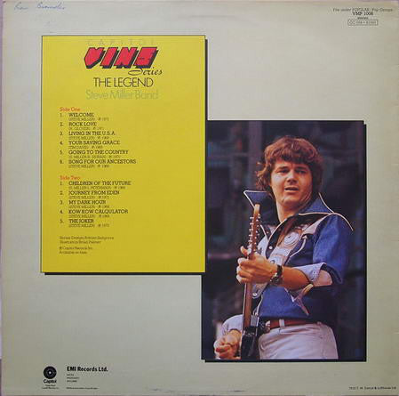 Steve Miller Band : The Legend (LP, Comp)