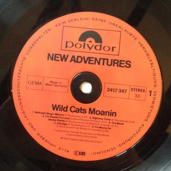 New Adventures : Wild Cats Moanin (LP, Album)