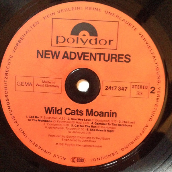 New Adventures : Wild Cats Moanin (LP, Album)