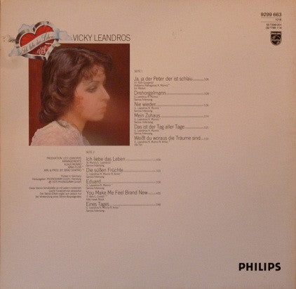 Vicky Leandros : Ich Liebe Das Leben (LP, Album, Gat)