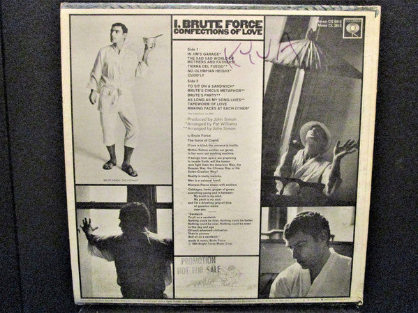 Brute Force (2) : Confections Of Love (LP, Album, Mono)