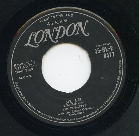 The Bobbettes : Mr. Lee (7", Single)
