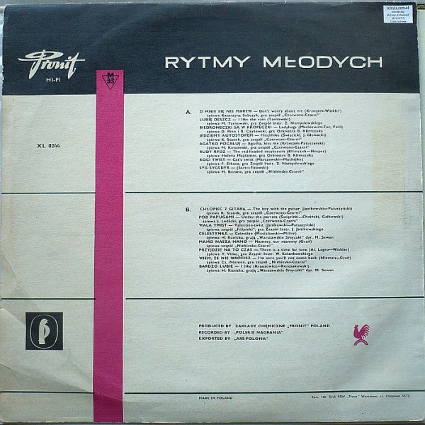 Various : Rytmy Młodych (LP, Comp, Red)