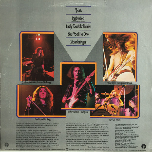 Deep Purple : Made In Europe (LP, Album, Win)