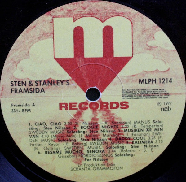 Sten & Stanley : Sten & Stanley's Framsida (LP, Album)