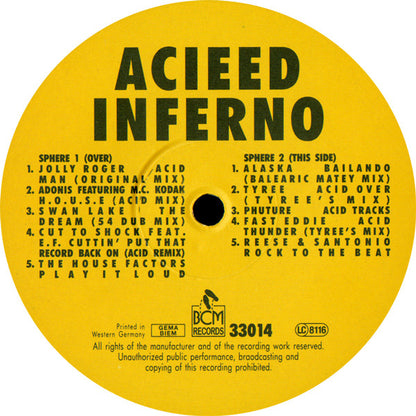 Various : Acieed Inferno (LP, Comp)