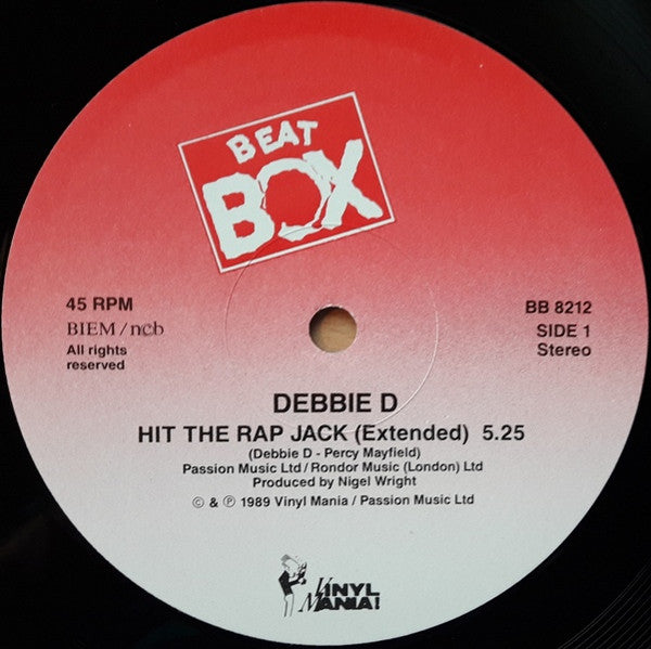 Debbie D : Hit The Rap Jack (12")