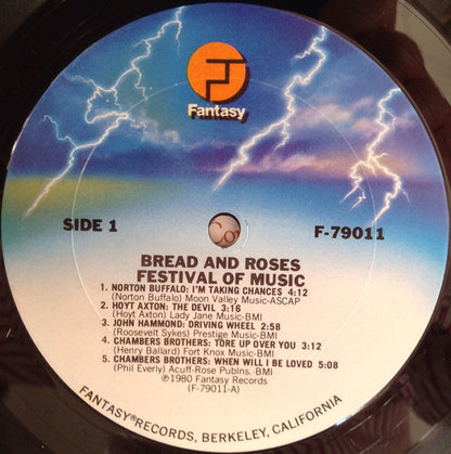 Various : The Bread And Roses Festival Of Music (2xLP, San)