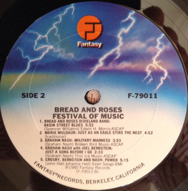 Various : The Bread And Roses Festival Of Music (2xLP, San)