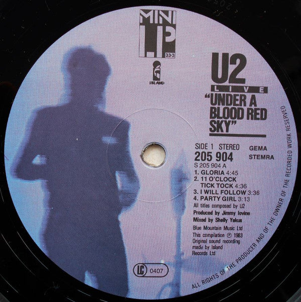 U2 : Live "Under A Blood Red Sky" (LP, MiniAlbum)