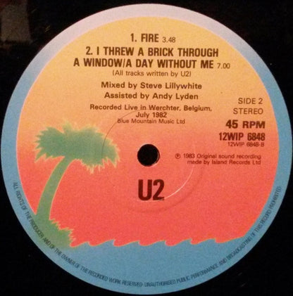 U2 : New Year's Day (Long Version) (12", Single, Com)