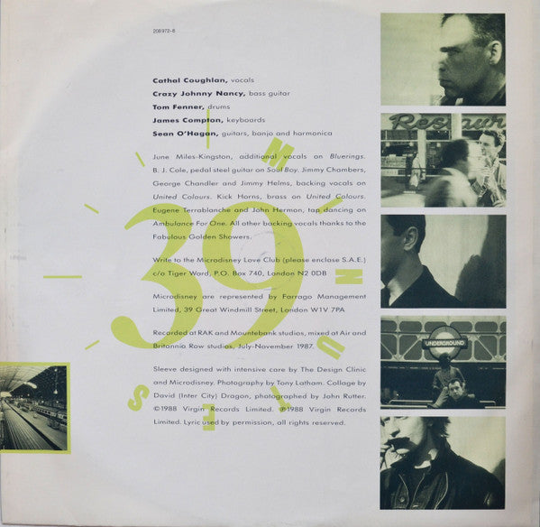 Microdisney : 39 Minutes (LP, Album)