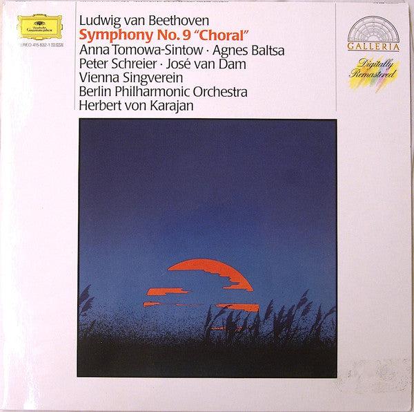 Ludwig van Beethoven, Herbert von Karajan, Berliner Philharmoniker : Symphony No. 9 "Choral" (LP, RE, RM)